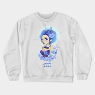 Aquarius Astrobunny Bust Crewneck Sweatshirt